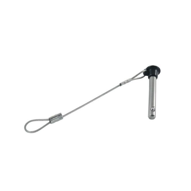 CÂBLE DE SÉCURITÉ AVEC GOUPILLE À BILLE - INOX A4/PLASTIQUE