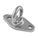  GROUNDPLATE WITH EYE NUT, MT-SERIES - STAINLESS STEEL A4
