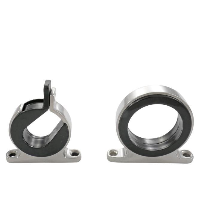  SUPPORTO PER CANNE DA PESCA, BLOCCABILE, SERIE MT - ACCIAIO INOX A4/PLASTICA
