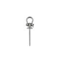  SCREW WITH BOW SHACKLE, WOOD THREAD, MT-SERIES - STAINLESS STEEL A4/PA