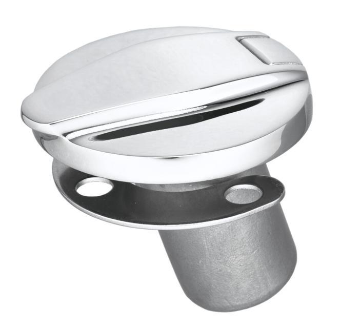 EMBASE AVEC CAPUCHON POUR MÂT - INOX A4