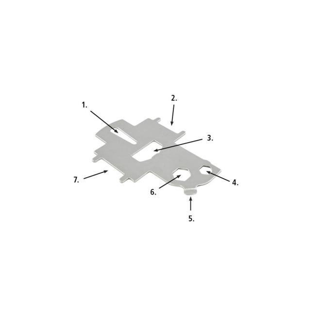  UNIVERSAL DECKSSCHLÜSSEL - EDELSTAHL A2