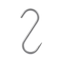  GANCIO A S, GANCIO PER CARNE - ACCIAIO INOX A2
