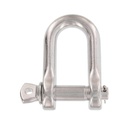  D-SHACKLE WITH SPLIT PIN, GRADE 60 - DUPLEX