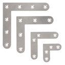RENFORT D'ANGLE PLAT, SURFACE NUE - INOX A4