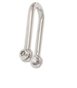  GRILLETE EN D "SECUR", LARGO CON CONECTOR TX20+PIN - ACERO INOXIDABLE A4