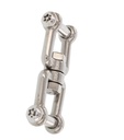 EMERILLON CHAPE-CHAPE "SECUR", HEXALOBULAIRE+BROCH - INOX A4