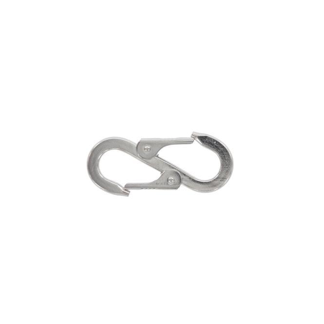  CHAIN SNAPS WITH DOUBLE HOOK END - STAINLESS STEEL A2