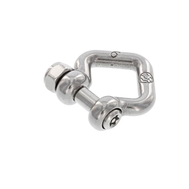  GRILLETE CRUZADO DE CADENA EN FORMA DE DIAMANTE, SERIE MT - ACERO INOXIDABLE A2