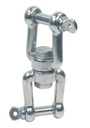  WIRBELSCHÄKEL GABEL-GABEL - EDELSTAHL A4