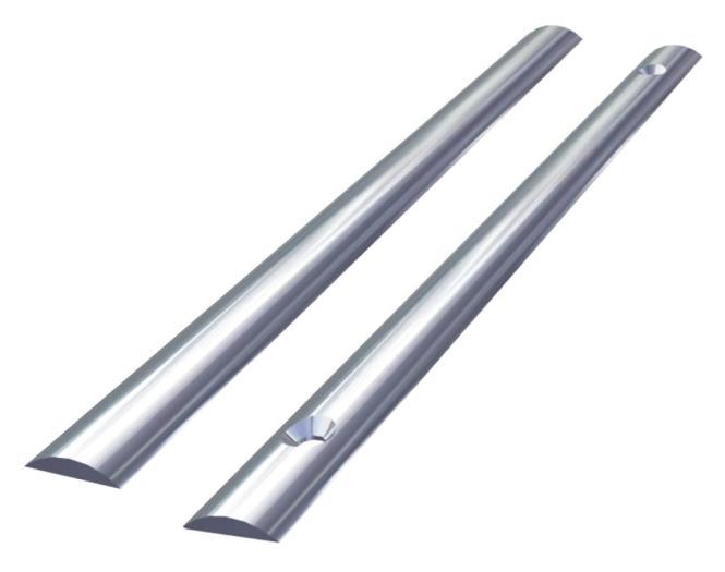  CINTA DE PROTECCIÓN SEMICIRCULAR, DE MATERIAL COMPLETO - ACERO INOXIDABLE A4