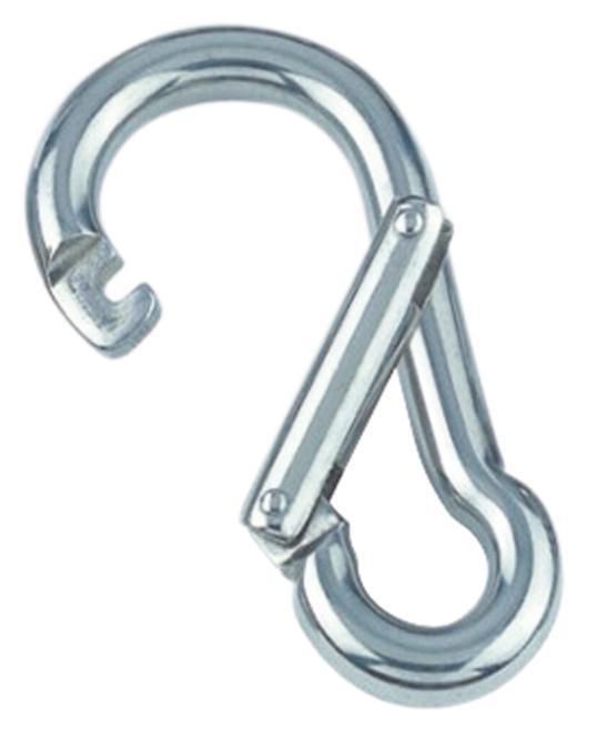  GANCHO DE RESORTE CON AMPLIA APERTURA - ACERO INOXIDABLE A4