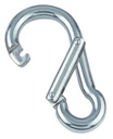  GANCHO DE RESORTE CON AMPLIA APERTURA - ACERO INOXIDABLE A4