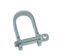 MANILLE PLATE, COURTE - INOX A4