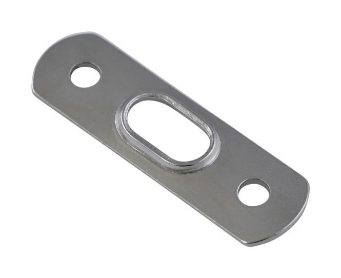  PIASTRA POSTERIORE PER TERMINALE A T - ACCIAIO INOX A4
