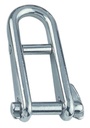  GRILLETE CON PASADOR DE LLAVE Y BARRA FIJA - ACERO INOXIDABLE A4
