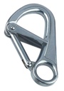  SPRING HOOK WITH SNAP LOCKING - STAINLESS STEEL A4