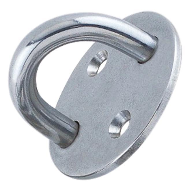 PONTET SUR PLATINE RONDE - INOX A2