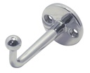  HAKEN MIT RUNDER GRUNDPLATTE - EDELSTAHL A2