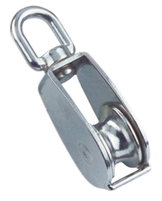  SEIL-BLOCK MIT WIRBELAUGE - EDELSTAHL A2/MS