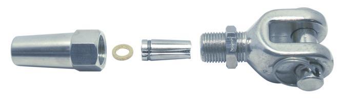  DIY QUICK ATTACH FORK TERMINAL - STAINLESS STEEL A4
