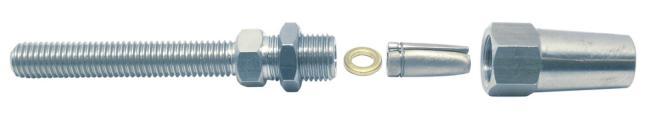  DIY QUICK ATTACH THREAD TERMINAL - STAINLESS STEEL A4