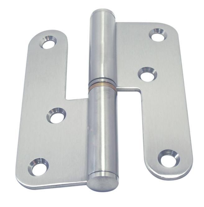  DOBRADIÇA DE PORTA, 2 PARTES - AÇO INOXIDÁVEL A2