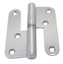  DOOR HINGE, 2-PART - STAINLESS STEEL A2