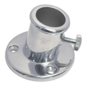  FLAG POLE SOCKET, 80° - STAINLESS STEEL A4
