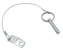  SECURITY WIRE WITH BALL LOCK PIN - STAINLESS STEEL A2