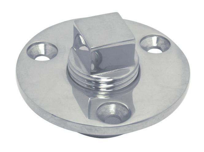 BOUCHON DE NABLE À VISSER, ROND - INOX A4
