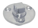 BOUCHON DE NABLE À VISSER, ROND - INOX A4