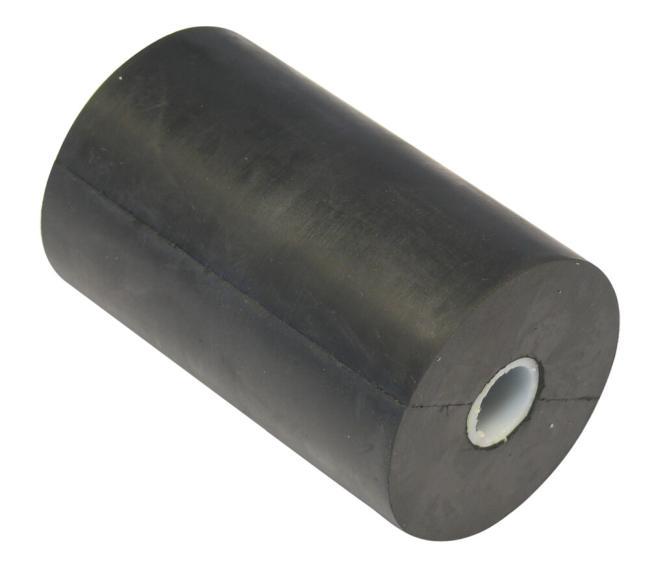  RULLO GUIDA LATERALE CON ALBERO - GOMMA/PLASTICA