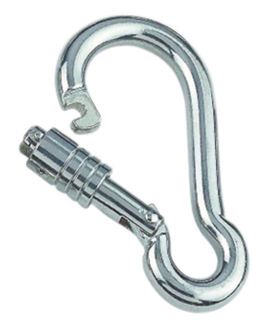  SPRING HOOK WITH SELF-LOCK SLEEVE - STAINLESS STEEL A4