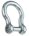 MANILLE LYRE AVEC VIS SIX PANS CREUX - INOX A4