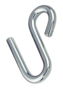  S-HOOK WITHOUT SAFETY LATCH - STAINLESS STEEL A4