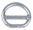  RING MIT DOPPELSTEG - EDELSTAHL A4