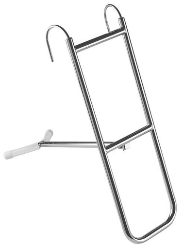 [81404443] ECHELLE D'ÉTRAVE AVEC PRÉSENTOIR EXTENSIBLE - INOX A4