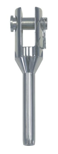 EMBOUT À CHAPE USINÉE À SERTIR - INOX A4