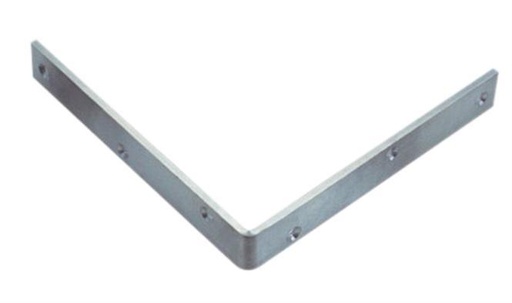 CORNER BRACE, BARE SURFACE - STAINLESS STEEL A2