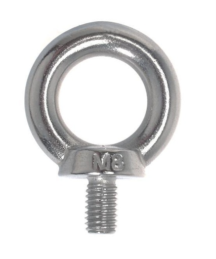[814122420] [DIN 580] PERNO DE OJO DE ELEVACIÓN FORJADO SIMILAR A DIN 580 - ACERO INOXIDABLE A4