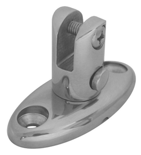 [814166475 35]  DECK HINGE, FORK REMOVABLE AND TURNABLE - STAINLESS STEEL A4