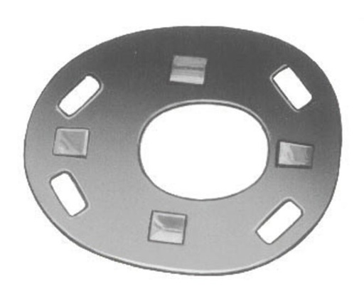 [8142296]  PLACA TRASEIRA LIFT-THE-DOT - LATÃO