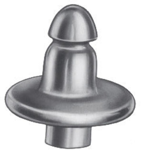[8142326105]  LIFT-THE-DOT STUD FOR PUNCHED HOLE - BRASS