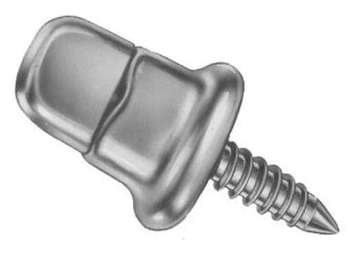 [814242620]  BOTÃO GIRATÓRIO DOT-COMMON-SENSE, PARAFUSO AUTOPERFURANTE - LATÃO