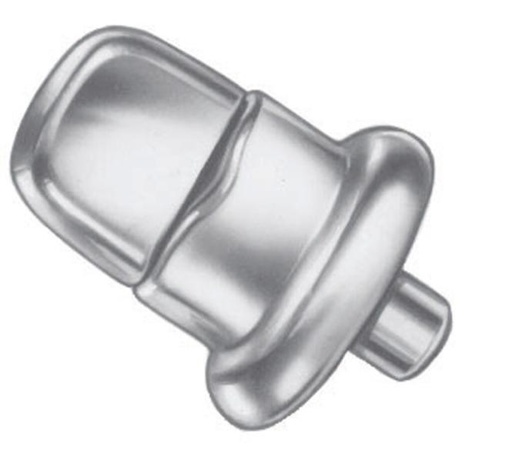  BOTÃO GIRATÓRIO DOT-COMMON-SENSE PARA FURO PERFURADO - LATÃO