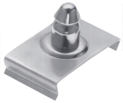  LIFT-THE-DOT WINDSHIELD CLIP - BRASS