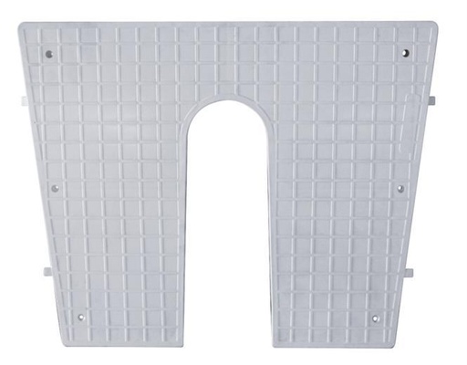 [8142903420 340]  PLACA DE POPA DO MOTOR, INCLINADA 4° - PLÁSTICO