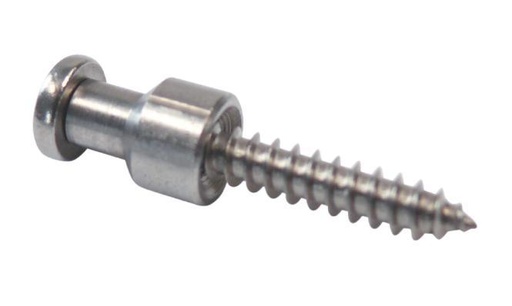 BOUTON MINAX PARTIE MÂLE AVEC VIS DE EMPREINTE TX - INOX A2