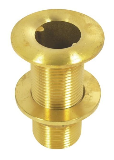  THRU-HULL WITH EXTERNAL THREAD - BRASS